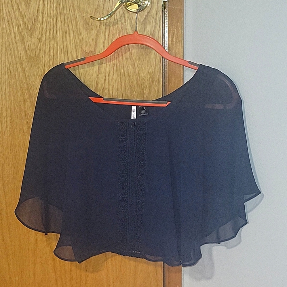 BUY 2 GET 1 FREE 🔥 Elegant Navy Blue Women's Top